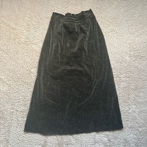 Vintage Suede Speckled Midi Skirt Size Small Perfect Condition